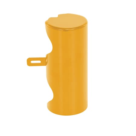 Vestil Steel 90 Degree Corner Cap For GR-H2R Models Yellow GR-H2R-S90C-CAP-YL